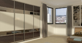 Contemporary sliding door wardrobe